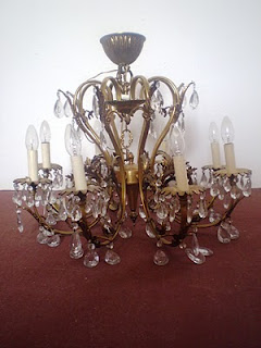 lampara bronce